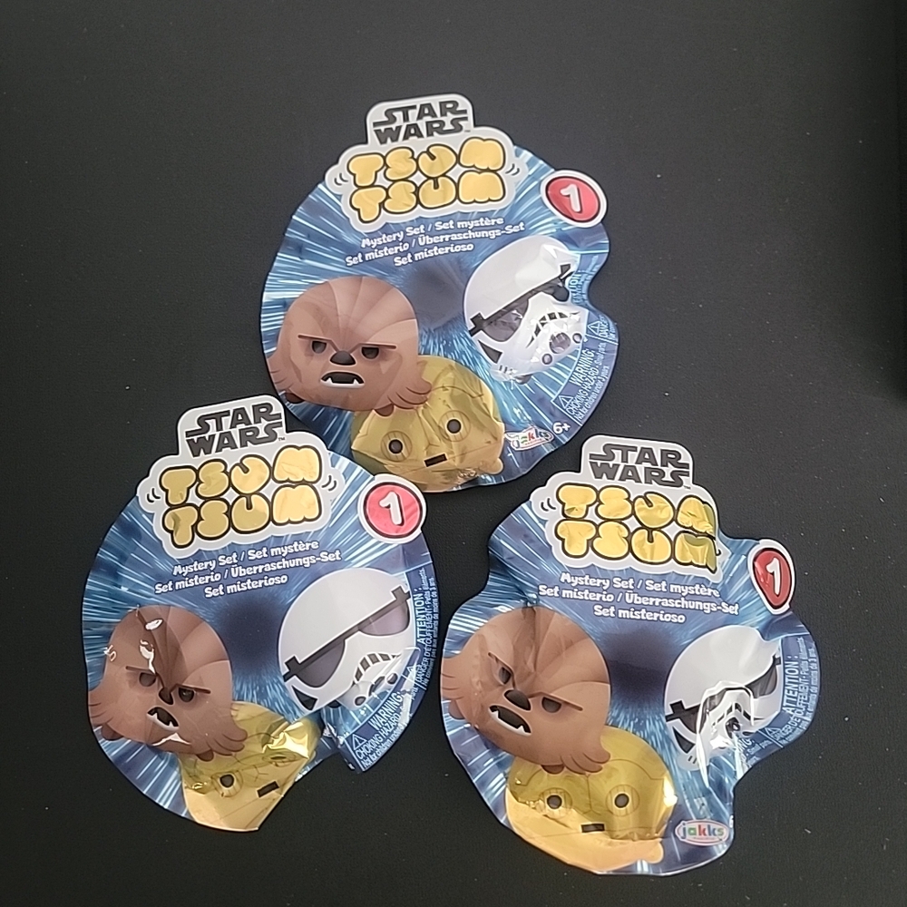 Star Wars Tsum Tsum Mystery Pack - Black, Gold, White